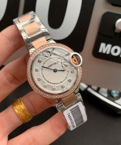 カルティエ Cartier 時計 クォーツ  レディース バロンブルー Ca-TSH390-059