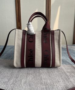 Chloeクロエ 22SS新作通販 26.5 woody Tote ハンドバッグ 2203CCJ350-6051-3