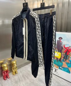 クリスチャンディオール 2024 夏服 2点セットアップ 上下服  2406WLSJ440-DI6814