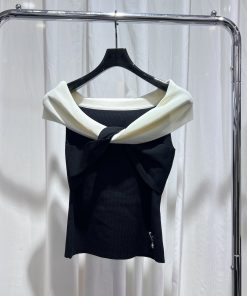 26SS夏服 ミュウミュウ チョッキ タンクトップ2606BLJ160-MI1760