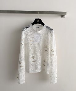 26SS夏服 シャネル 長袖Tシャツ トップス?2606BLJ250-CH1747