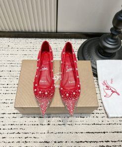 靴 クリスチャン ルブタン シューズ ローファー/フラットシューズ レディース2606JTJ350-CL002