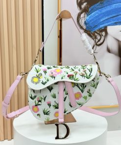 クリスチャンディオール新作 2WAY 手提げ袋 Saddle bag 26016YTJ000-9930-014