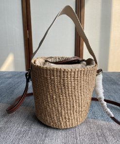 26新品 クロエ 鞄 カバン 手提げ袋 バッグ Woody basket 2606HHJ420-6048-1